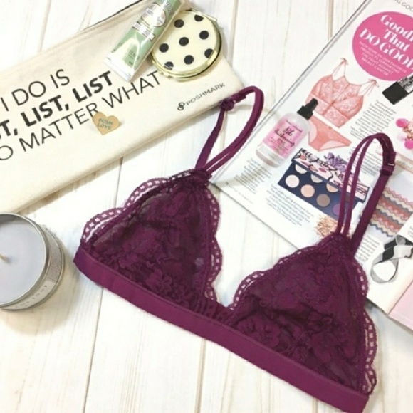 Triangle Lace Bralettes - Picture 4 of 5